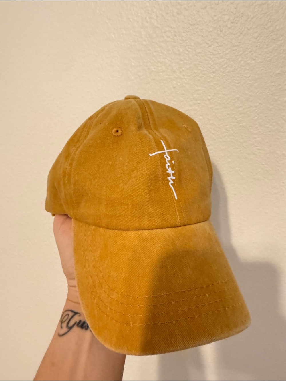 yellow cap
